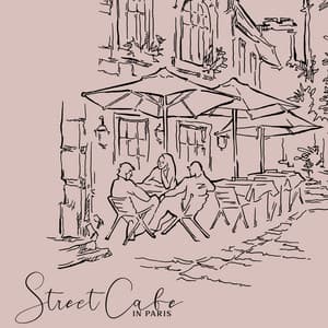 Street Cafe in Paris - French Piano Jazz Music Oasis