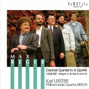 Reger's Clarinet Quintet - Mozart's Allegro - Max Reger