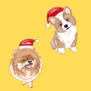 Backdrop for Relaxing with The Puppy - Elegant Jazz Quintet - Dog Anxiety Music