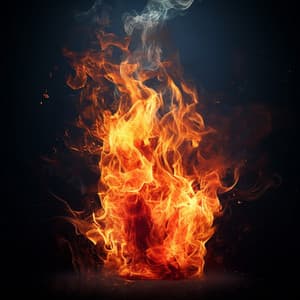 Fire's Quiet Flames: Meditation Sounds for Relaxation - Relaxing Musk Ox