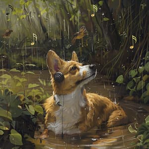 Dogs’ Binaural Nature: Rain and Birds Harmony - 92 88 Hz - Music For Dogs