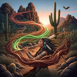 Sopro da Terra, Sessão de Cura com Flauta - Jornada Xamânica