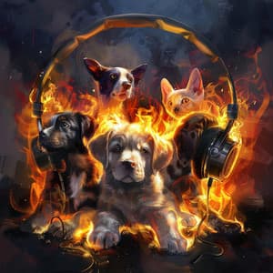 Binaural Fire Pets: Calming Flames - Calm Pets Music Academy