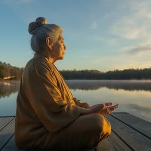 Lofi Meditation Escape: Serene Sounds for Mindfulness - Hip Hop Instrumental Beats