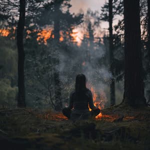 Fuego Tranquilo: Melodías Relajantes Y Pacíficas - Frecuencias del loto