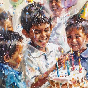 Melodic Whispers in Lofiluminescence - Happy Birthday Songs