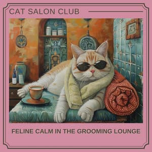Feline Calm in the Grooming Lounge - Cat Salon Club