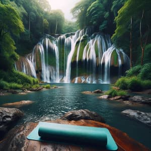 Falls in Motion: Waterfall Music for Yoga - ASMR MUSIC