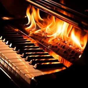 Canción De Cuna De Brasas: Ecos De Piano A La Luz Del Fuego - Clásicos relajantes del piano para bebés que duermen