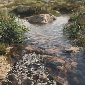 Binaural Beats: Dive into Water Sound Therapy - Solfeggio Frequency Meditation