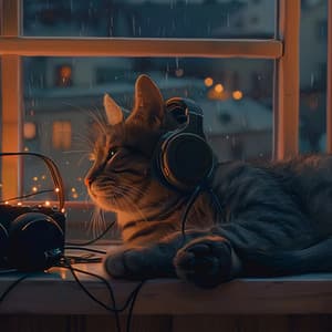 Cats Lofi Purrs: Music for Cozy Corners - Nighttime Lofi
