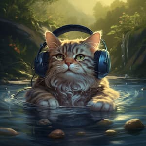 Water Echoes: Cats Soothing Melodies - Cats Music Den