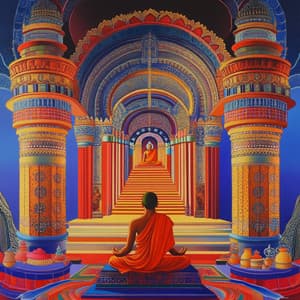 Snaartheater: Een Interstellaire Meditatie-ervaring - Ageless Tibetan Temple