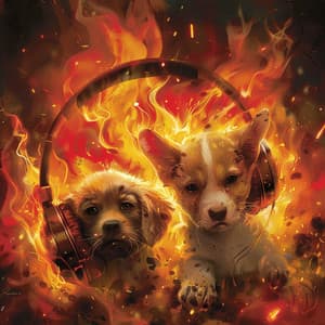 Pets in Warmth: Fire Soothing Music - Pet Music Collection