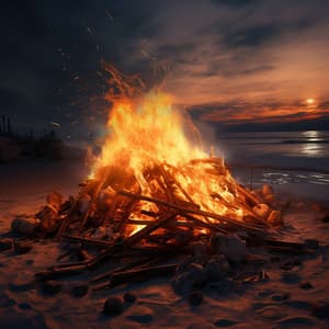 Study by the Fire: Calming Ember Tunes - Alpha Waves Focus