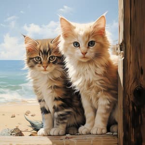 Cats' Music: Ocean's Soothing Murmur - Chills