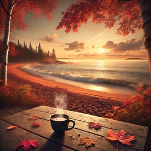 Autumn by the Seaside with Soft Jazz - Summer Bossa Nova Club