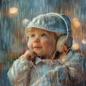 Rain's Gentle Echo: Baby Sounds - Moonlight Baby Sleep Lullabies