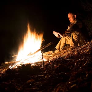 Binaural Calm: Gentle Firelight Warmth Relaxation - Binaural Reality