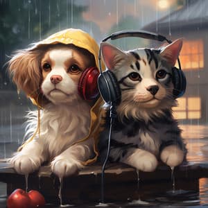 Calming Paws: Pets Binaural Rain - b.e. Healing Frequencies