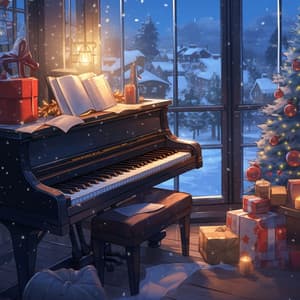 Christmas Piano in the Background - Restaurant Lounge Background Music