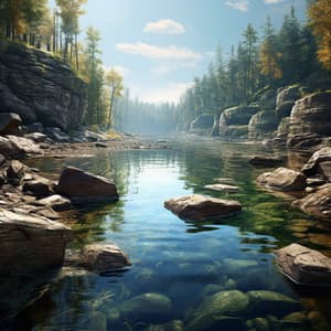 Flowing Water Yoga: Calming River Rhythms - Playlist to Relax in the Morning