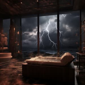 Thunder Soothe: Spa Melodic Streams - Rain Hard