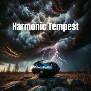 Harmonic Tempest: The Dance of Harp and Handpan, Sleep & Meditation - Handpan Meditation Zone