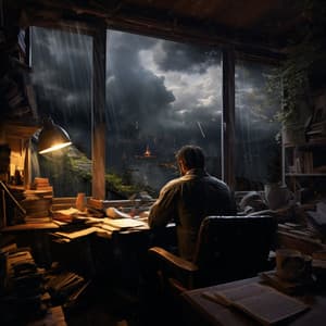 Sonidos Relajantes Para La Ética Laboral Durante La Tormenta - Música instrumental cristiana para guitarra