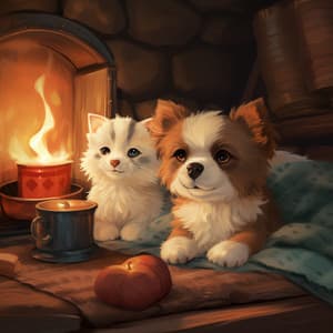 Melodías Meditativas Para Mascotas Junto Al Fuego: Armonía Meditativa - Tesoros del bosque