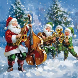 Winter's Jazzed-Up Serenades - Christmas Sounds