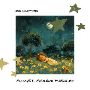 Moonlit Meadow Melodies - Baby Lullaby Stars