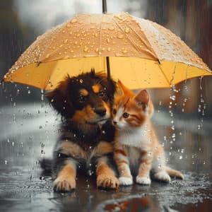 Mascotas Binaurales Junto Al Trueno: Ecos Pacíficos - Música para mascotas Mundo