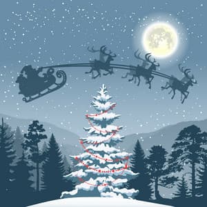 Santa Claus Bumping Christmas Tunes - Instrumental Christmas Music Orchestra