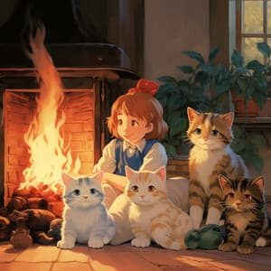 Mascotas Tranquilas: Sonidos Musicales Del Fuego - Música de perros tranquilo