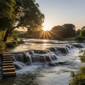 Serenidad En La Orilla Del Río: Melodías Relajantes Junto Al Arroyo - El Camino