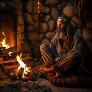 Serenidad Del Fuego: Melodías Recitativas De Los Paisajes En Llamas - Grabaciones del hombre de la montaña