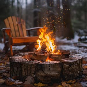 La Canción De Cuna Del Fuego: Llamas Calmantes Para Un Sueño Reparador - Sonidos de noche silenciosos