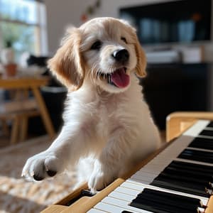 Piano Paws: Dogs Playful Riff - Relaxmydog