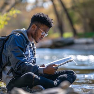 Enfoque Del Río: Armonía Del Estudio Del Arroyo - Ambiente de Enfoque