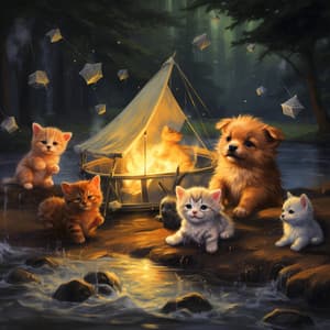 Music combined with Ocean: Paws and Ocean Harmony - Wave and Ocean sounds