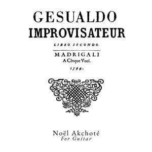 Gesualdo Improvisateur - Carlo Gesualdo