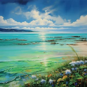 Seaside Melodic Symphony: Music and Ocean Breeze - The Aural Healer