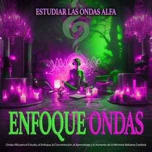 Enfoque Ondas: Ondas Alfa para el Estudio, el Enfoque, la Concentración, el Aprendizaje y el Aumento de la Memoria Refuerzo Cerebral - Estudiar Las Ondas Alfa