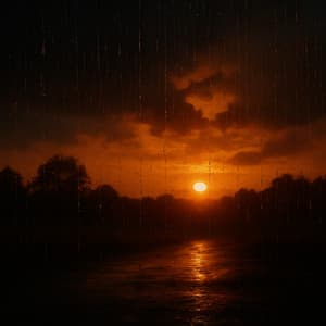 365 Rainfall: Sunset Rainfall - 24H Rain Sounds