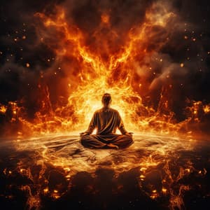 Fire Rhythm: Meditation Symphony Echoes - Whispering Landscapes