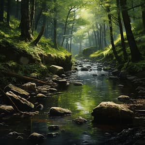 Abrazo Somnoliento Del Río: Coral Melódico De La Naturaleza - Grupo de alivio de la ansiedad