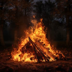 Forest Fire Echoes: Nature's Gentle Warmth - Solvekin