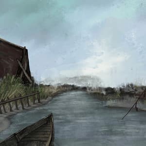 Celestial Stream: Starlit Aqua Slumbers Melody - Rivers and Streams