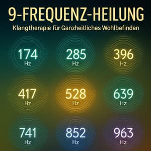 9-Frequenz-Heilung Klangtherapie für Ganzheitliches Wohlbefinden - Gehirnfrequenz
